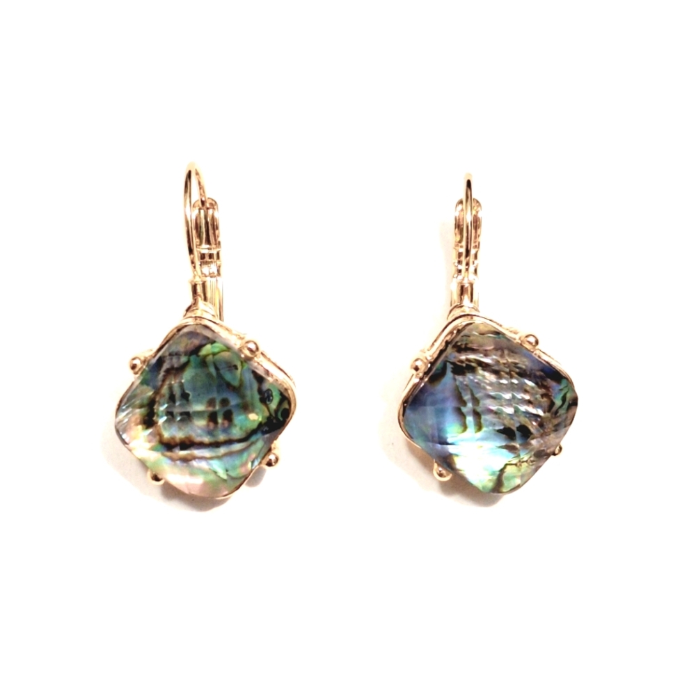 💎 3/$25 Mother of pearl inlay with resin earrings